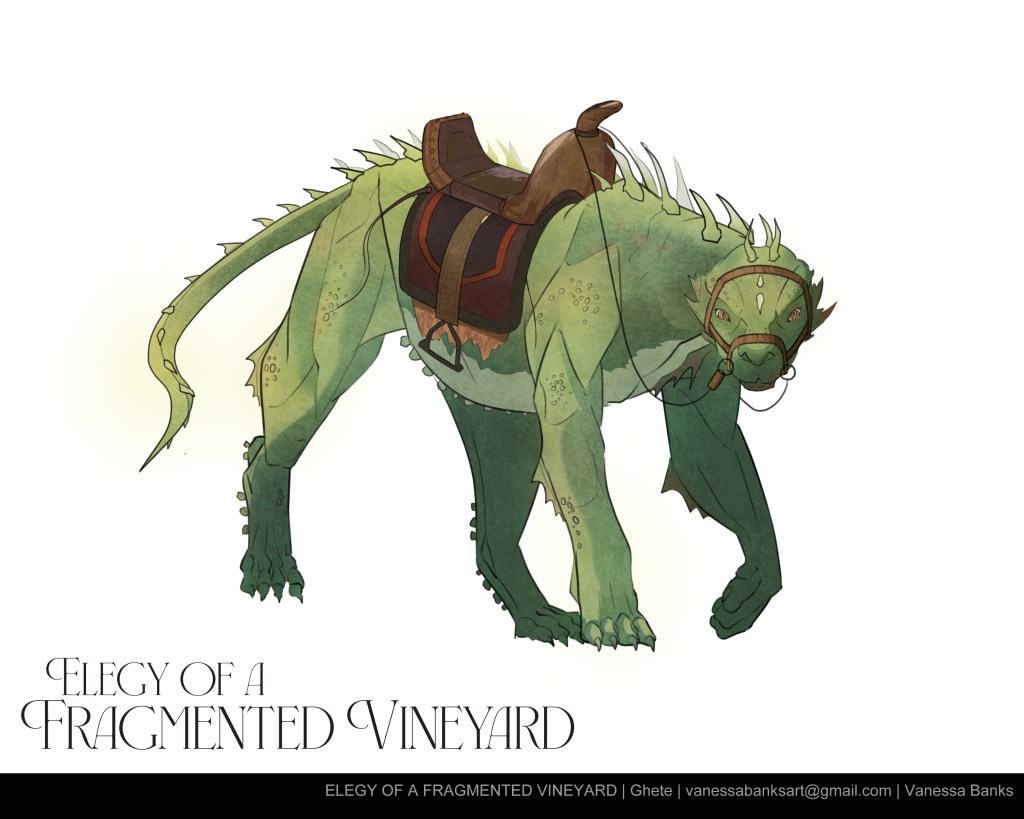 Vanessa Banks Creature Design Elegy of a Fragmented Vineyard Ghete