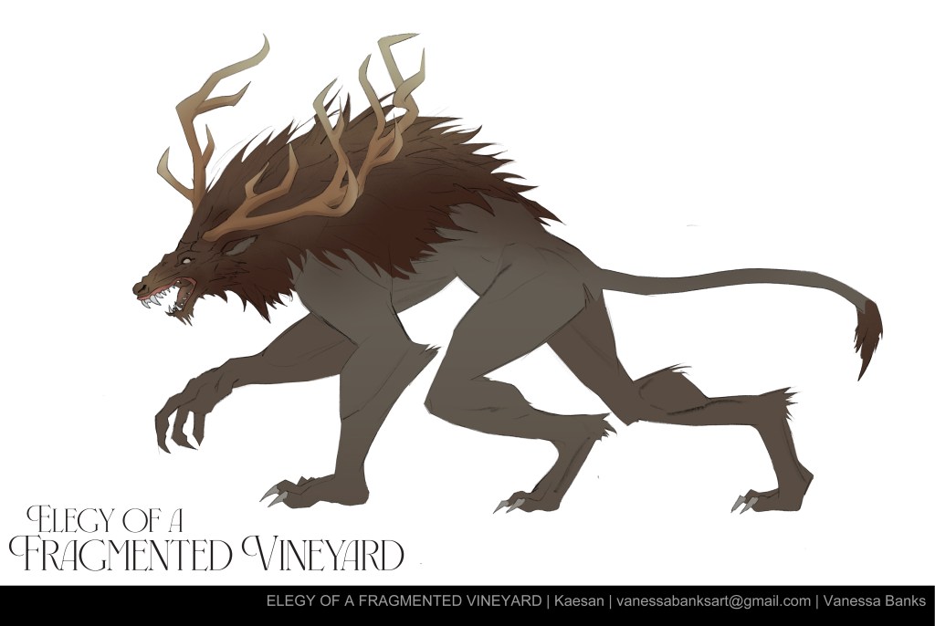 Vanessa Banks Creature Design Elegy of a Fragmented Vineyard Kaesan