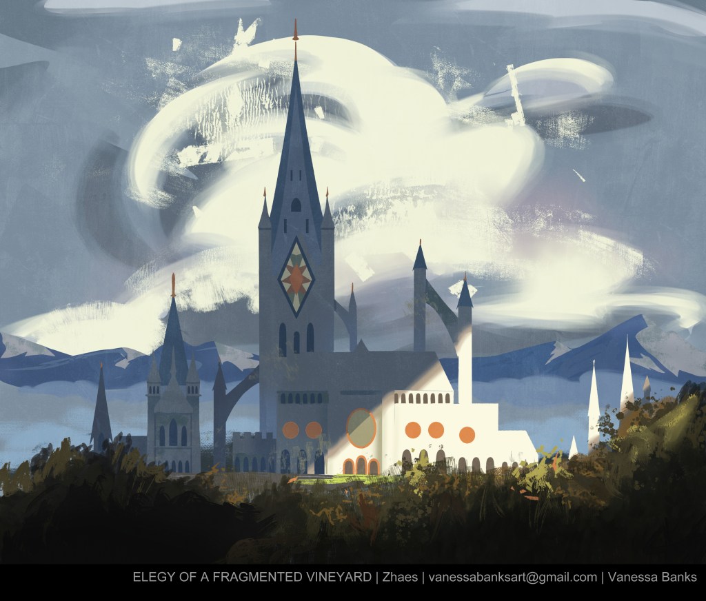 Vanessa Banks Environment Design Elegy of a Fragmented Vineyard Zhaes