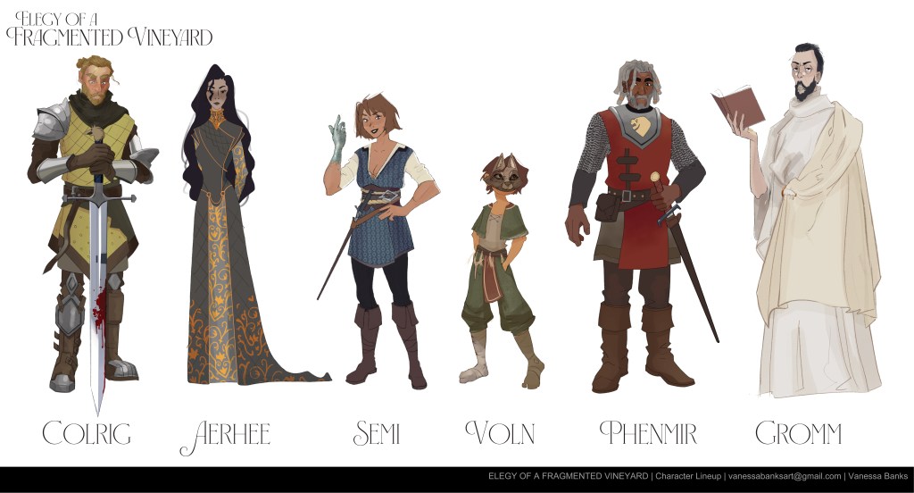 Vanessa Banks Character Lineup Elegy of a Fragmented Vineyard